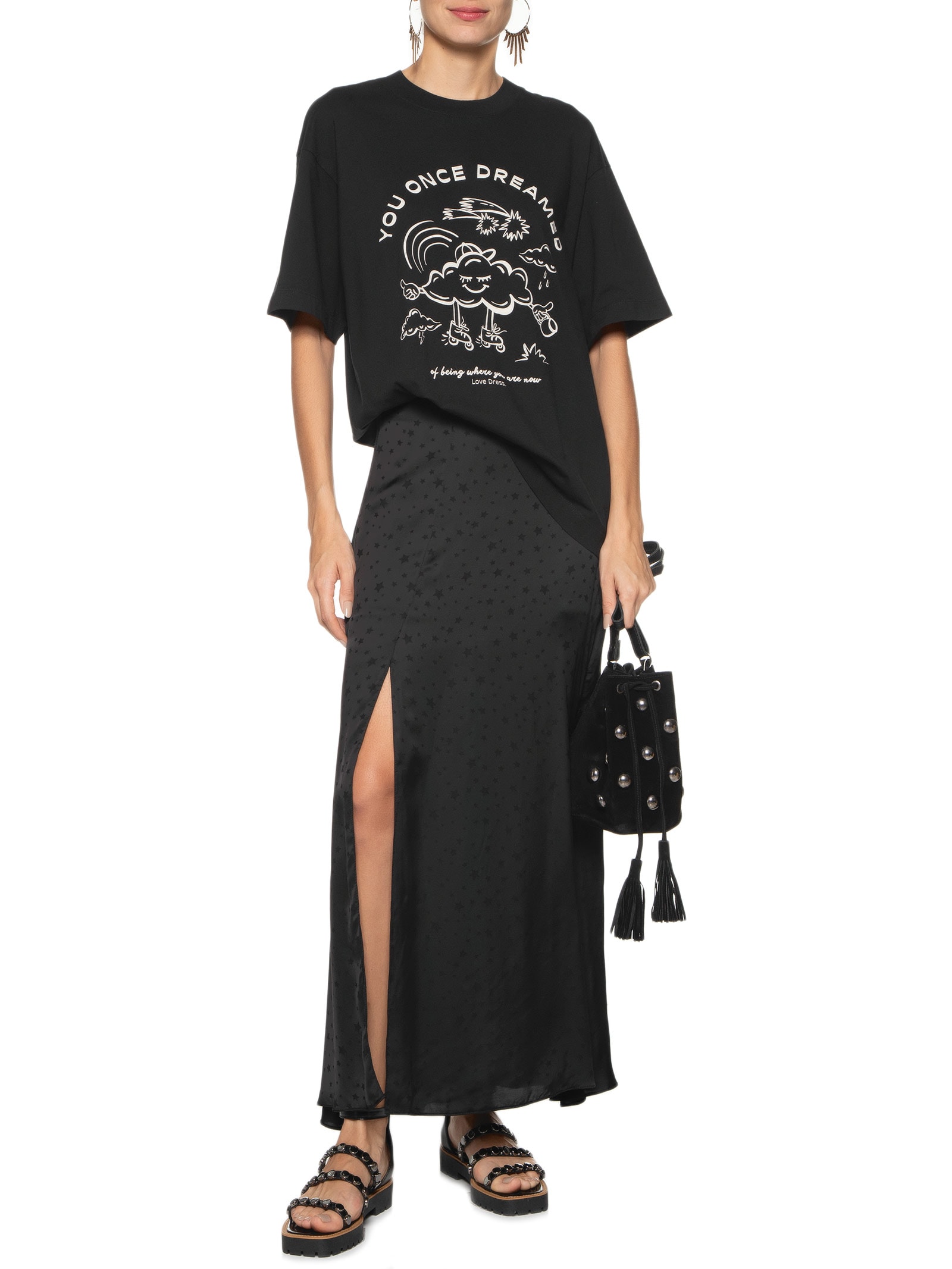 Camiseta Feminina Silk Dream Preto Dress To