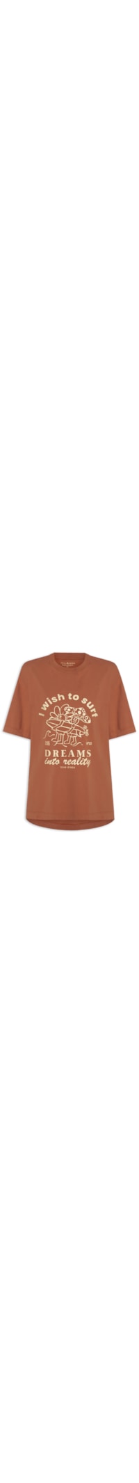 Camiseta Feminina Silk Dreams - Marrom