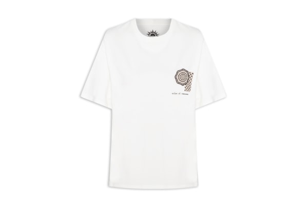 Camiseta Feminina Silk Ela É Carioca - Off White