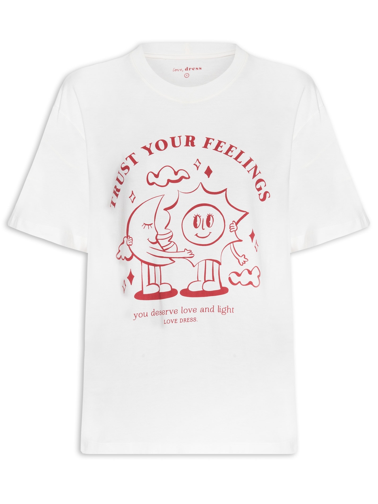 Camiseta Feminina Silk Feelings Branco Dress To