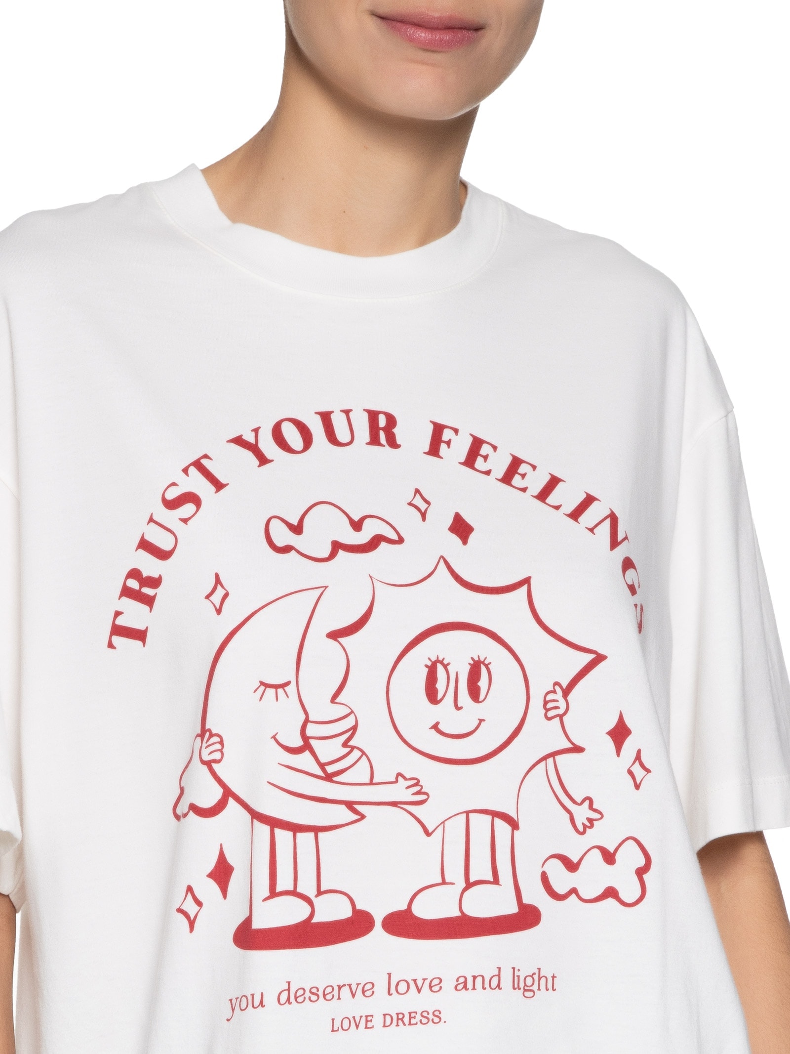 Camiseta Feminina Silk Feelings Branco Dress To