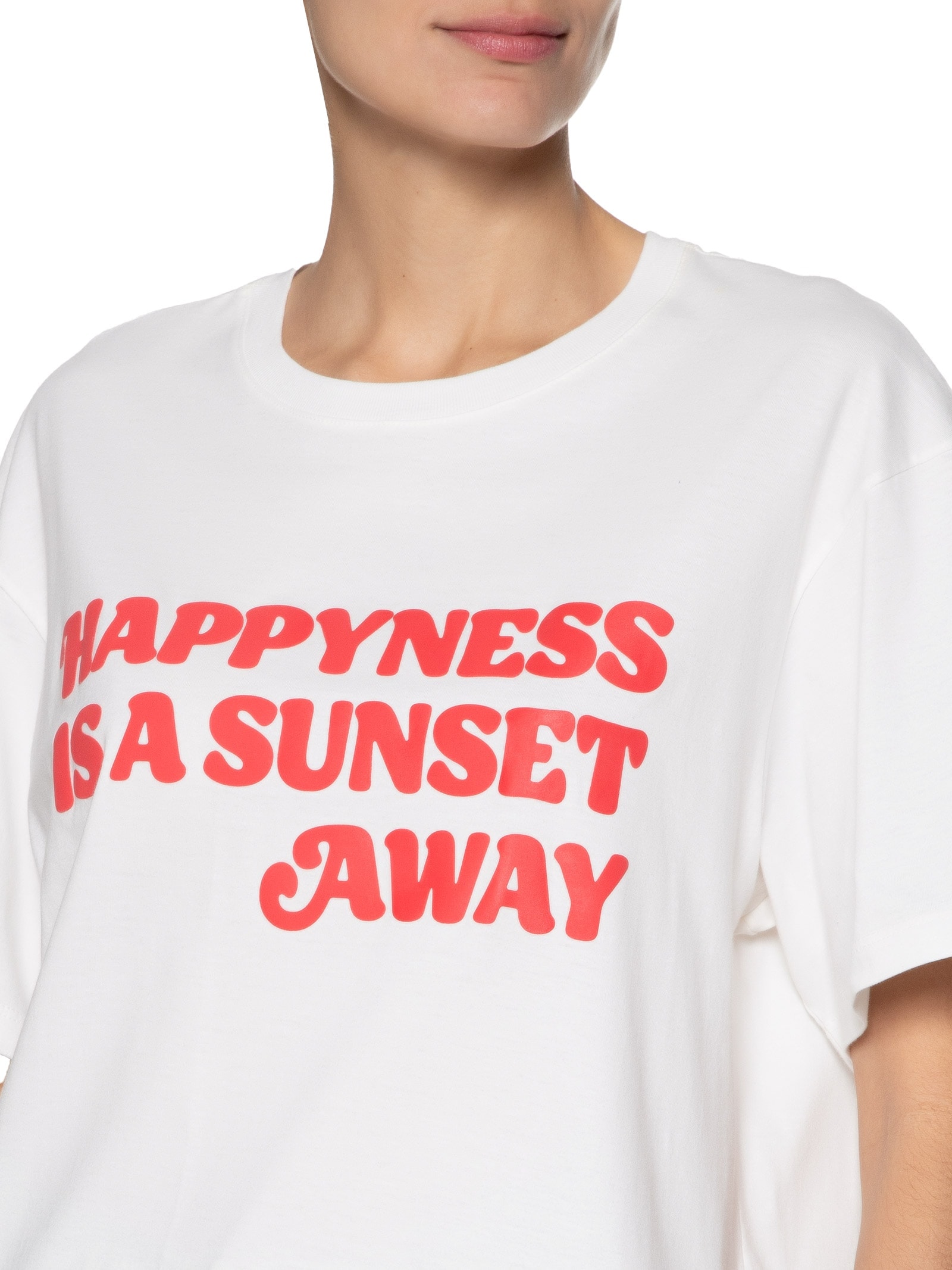 Camiseta Feminina Silk Happy Place Branco Dress To