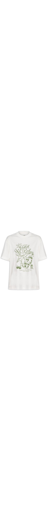 Camiseta Feminina Silk Island Refuge - Off White