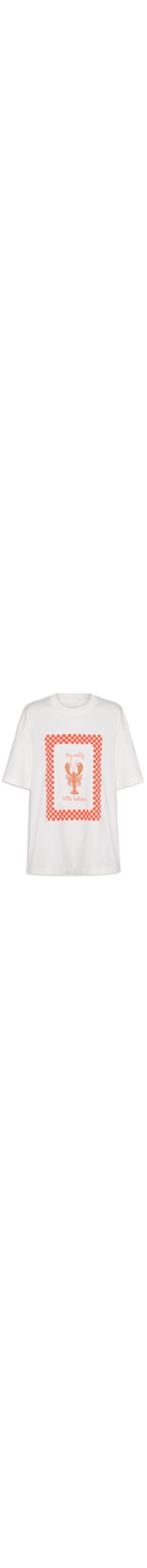 Camiseta Feminina Silk Lobster - Branco