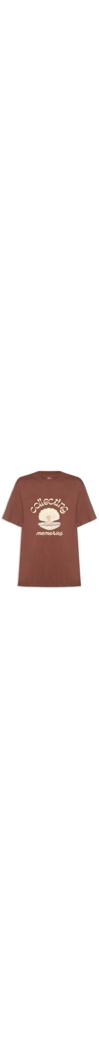 Camiseta Feminina Silk Memories - Marrom