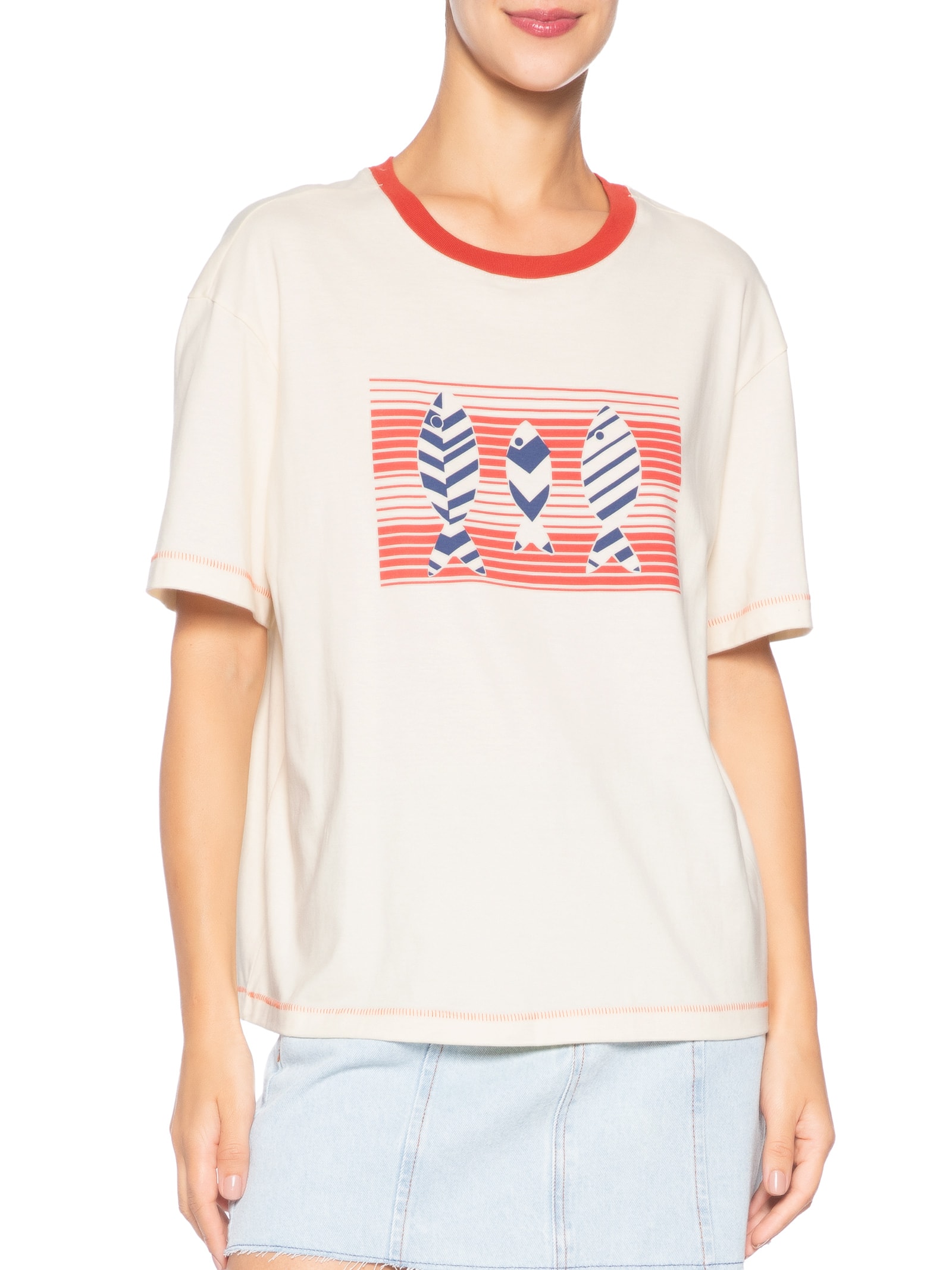 Camiseta Feminina Silk Nado – Off White Dress To