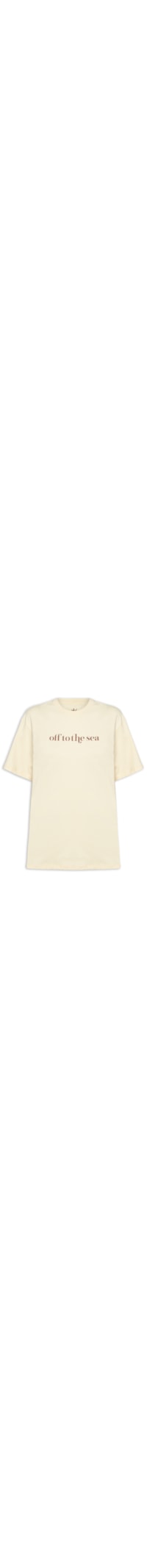 Camiseta Feminina Silk Off To The Sea - Bege