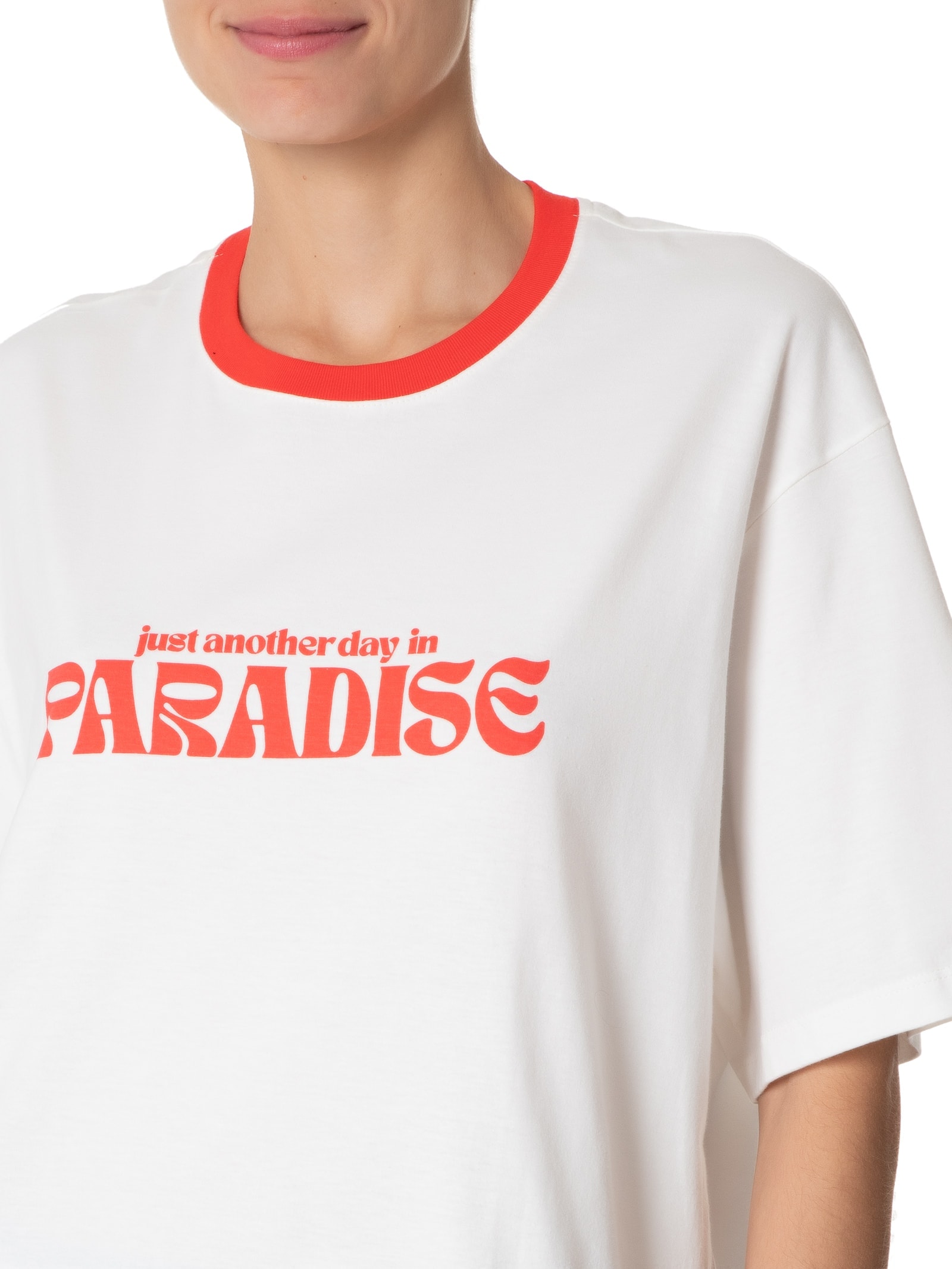 Camiseta Feminina Silk Paradise Branco Dress To