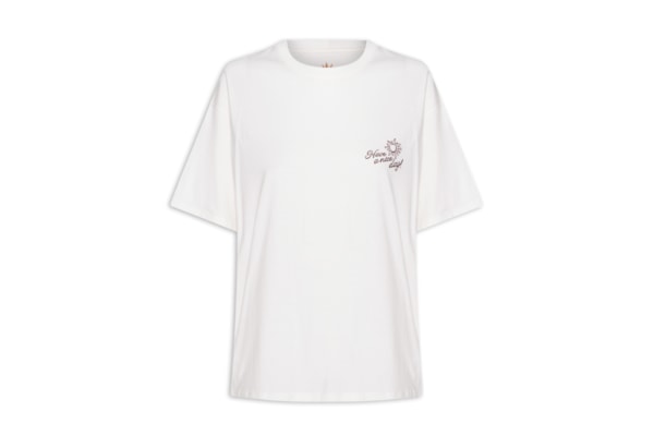 Camiseta Feminina Silk Rio De Janeiro - Off White