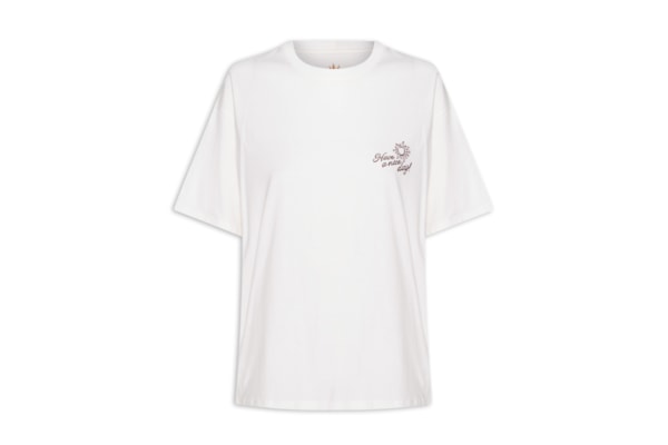 Camiseta Feminina Silk Rio De Janeiro - Off White