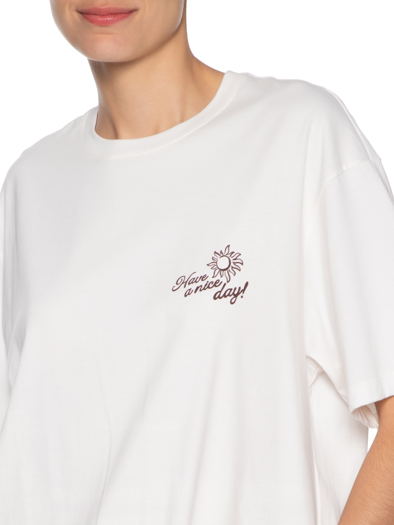 Camiseta Feminina Silk Rio De Janeiro Off White Dress To