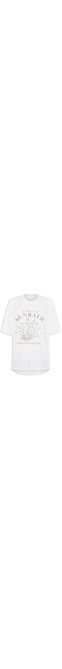Camiseta Feminina Silk Sunbath - Branco