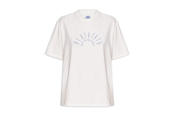Camiseta Feminina Silk Sundown - Branco