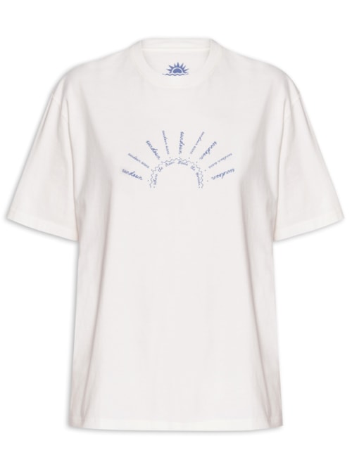 Camiseta Feminina Silk Sundown – Branco