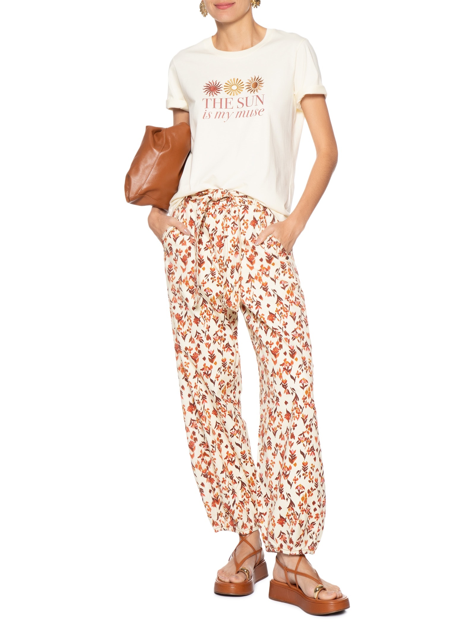 Camiseta Feminina Silk The Sun Is My Muse Amarelo Dress To