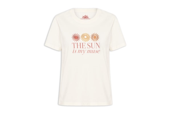 Camiseta Feminina Silk The Sun Is My Muse - Amarelo