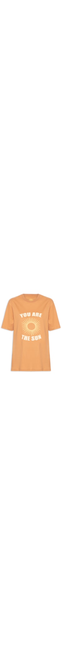 Camiseta Feminina Silk The Sun - Laranja