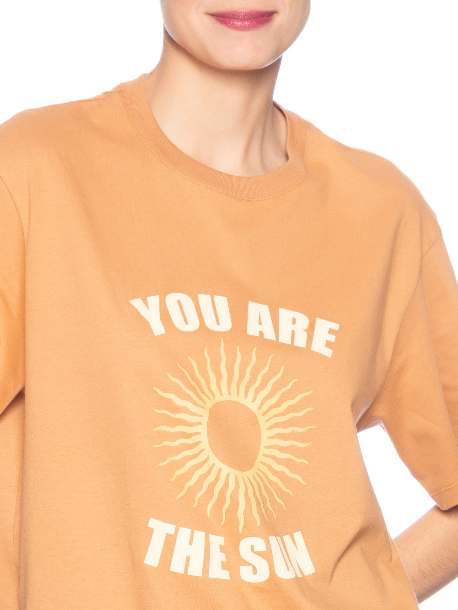 Camiseta Feminina Silk The Sun Laranja Dress To