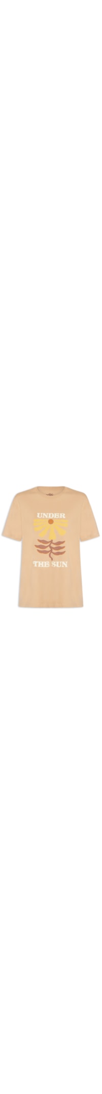 Camiseta Feminina Silk Under The Sun - Bege