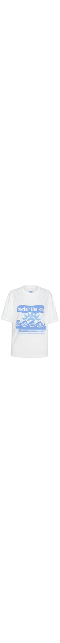 Camiseta Feminina Silk Under The Sun - Off White