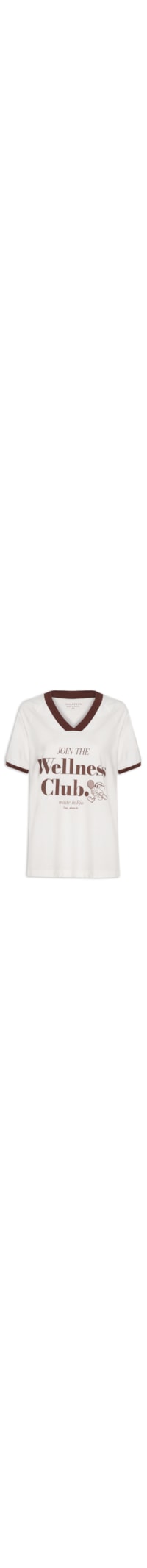 Camiseta Feminina Silk Wellness Club - Branco