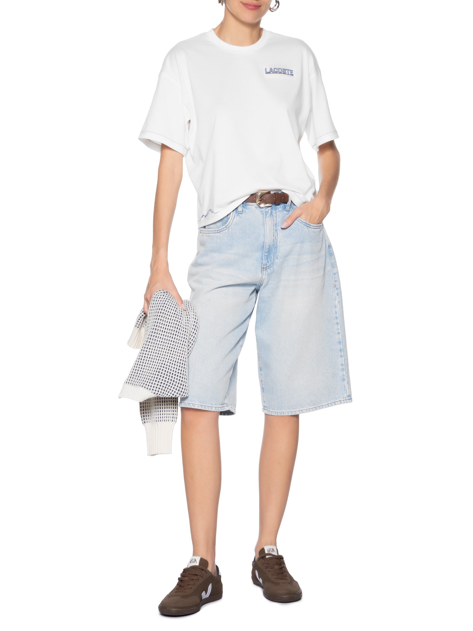 Camiseta Feminina Since 1933 Branco Lacoste