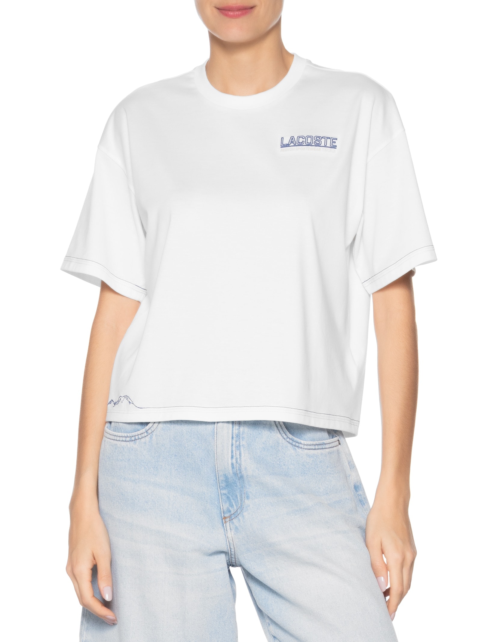 Camiseta Feminina Since 1933 Branco Lacoste