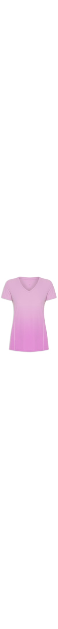 Camiseta Feminina Skin Fit Degradê - Lilás