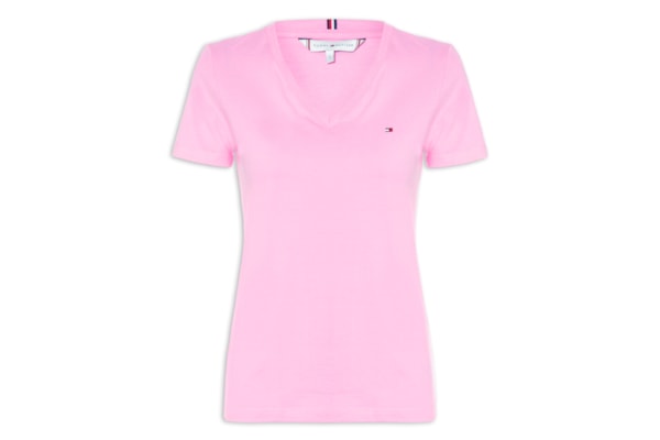 Camiseta Feminina Slim Cody V-NK SS - Rosa