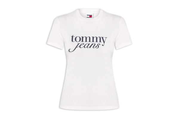 ?Camiseta Feminina Slim Essential Logo Tee Ext - Branco