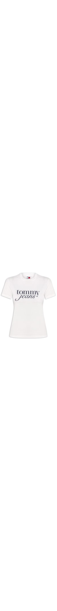 ?Camiseta Feminina Slim Essential Logo Tee Ext - Branco