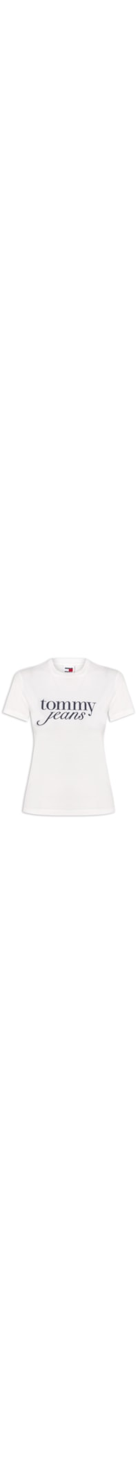Camiseta Feminina Slim Essential Logo Tee Ext - Branco