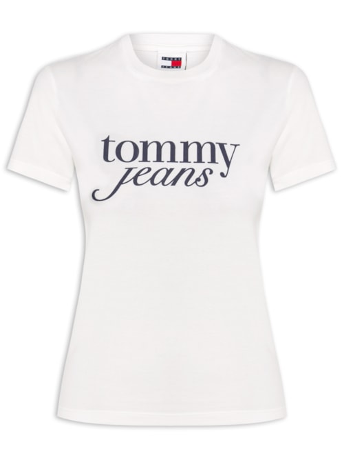 ?Camiseta Feminina Slim Essential Logo Tee Ext – Branco