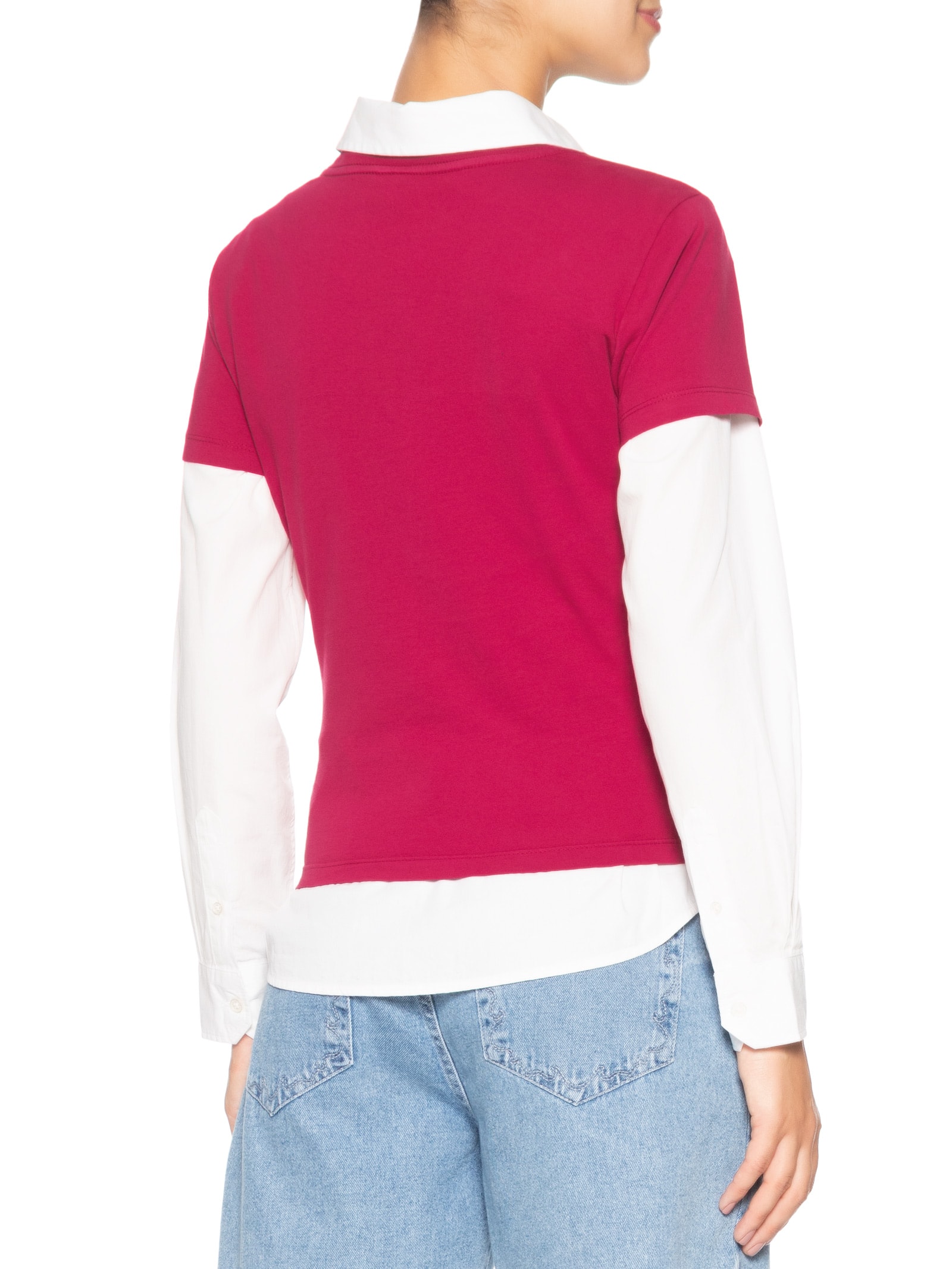 ?Camiseta Feminina Slim Essential Logo Tee Ext Rosa Tommy Jeans
