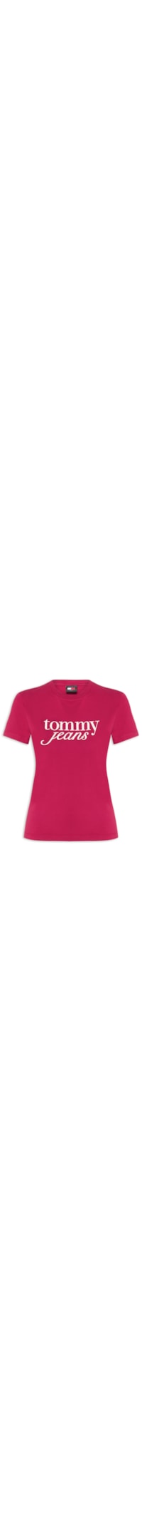 ?Camiseta Feminina Slim Essential Logo Tee Ext - Rosa