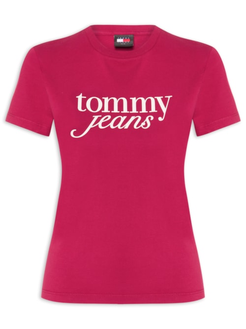 ?Camiseta Feminina Slim Essential Logo Tee Ext – Rosa