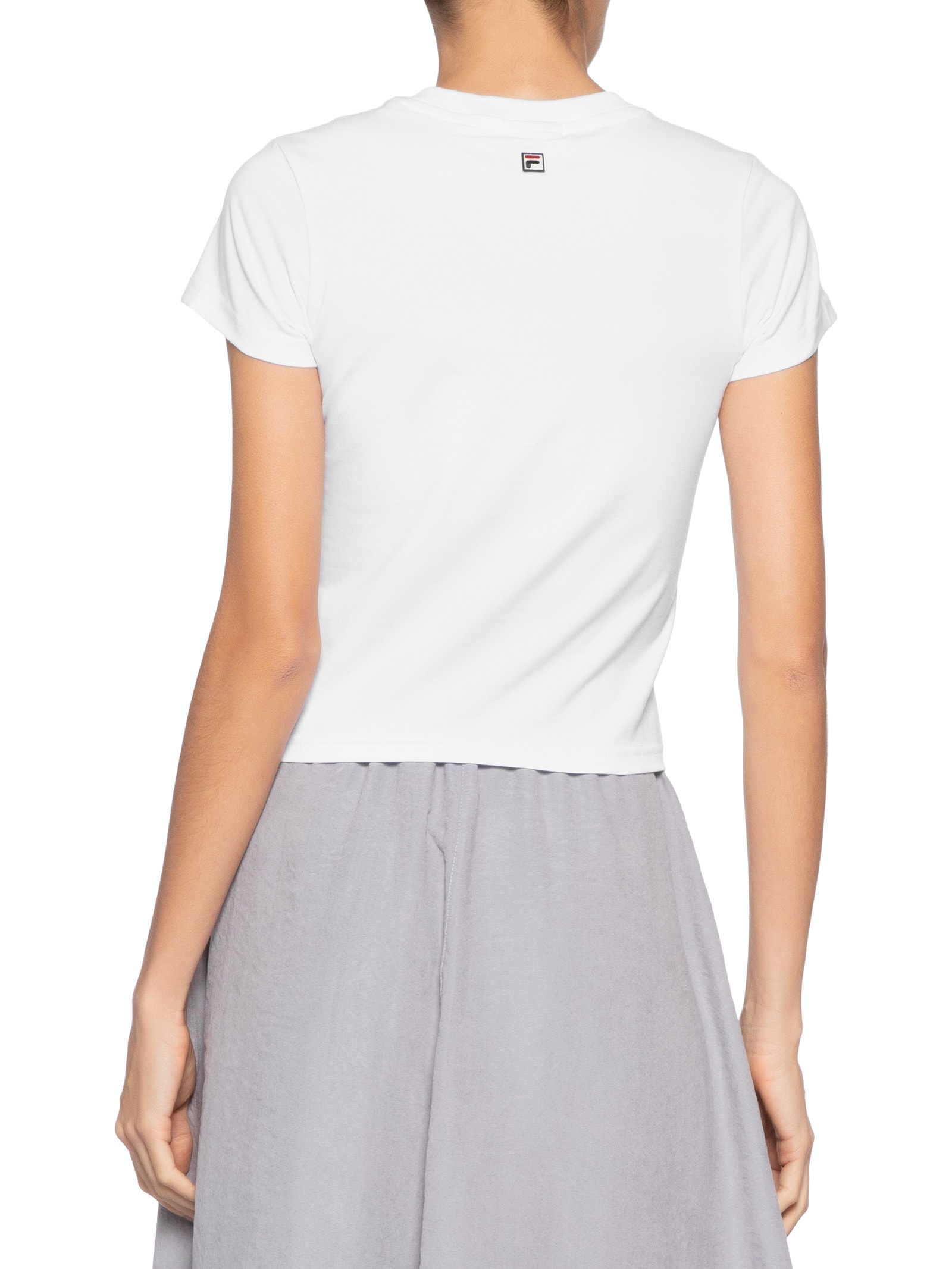 Camiseta Feminina Slim Milano Ag Branco Fila