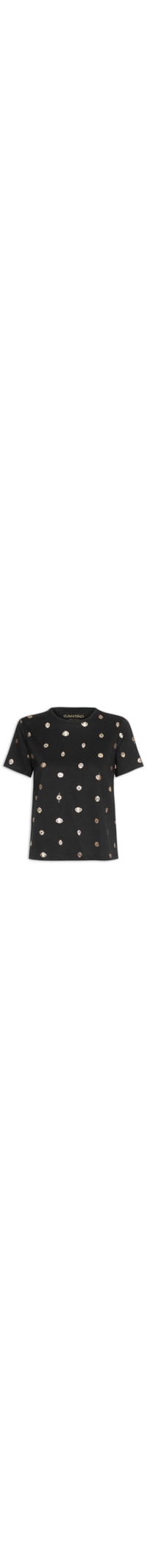 Camiseta Feminina Slim Visão – Preto