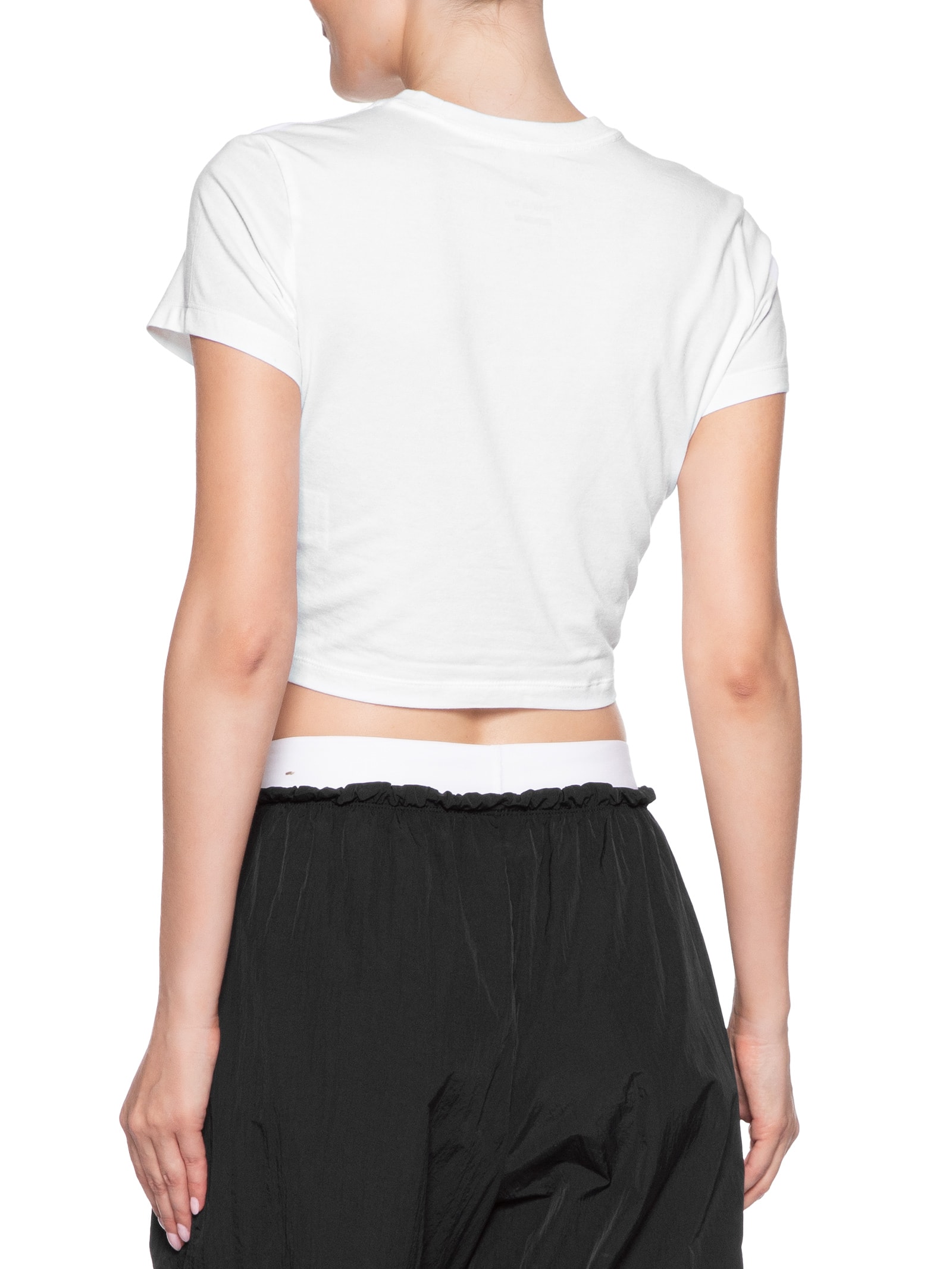 Camiseta Feminina Sportswear Chill Knit Cropped Off White Nike