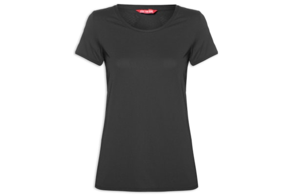 Camiseta Feminina Sportswear Manga Curta - Preto