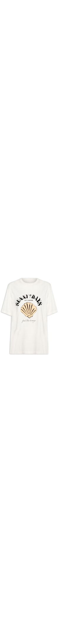 Camiseta Feminina Sunny Days - Off White