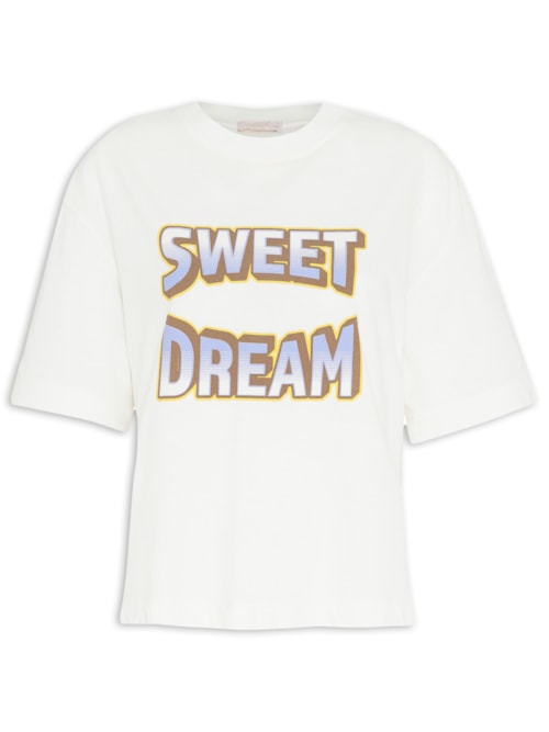 Camiseta Feminina Sweet Dream – Branco
