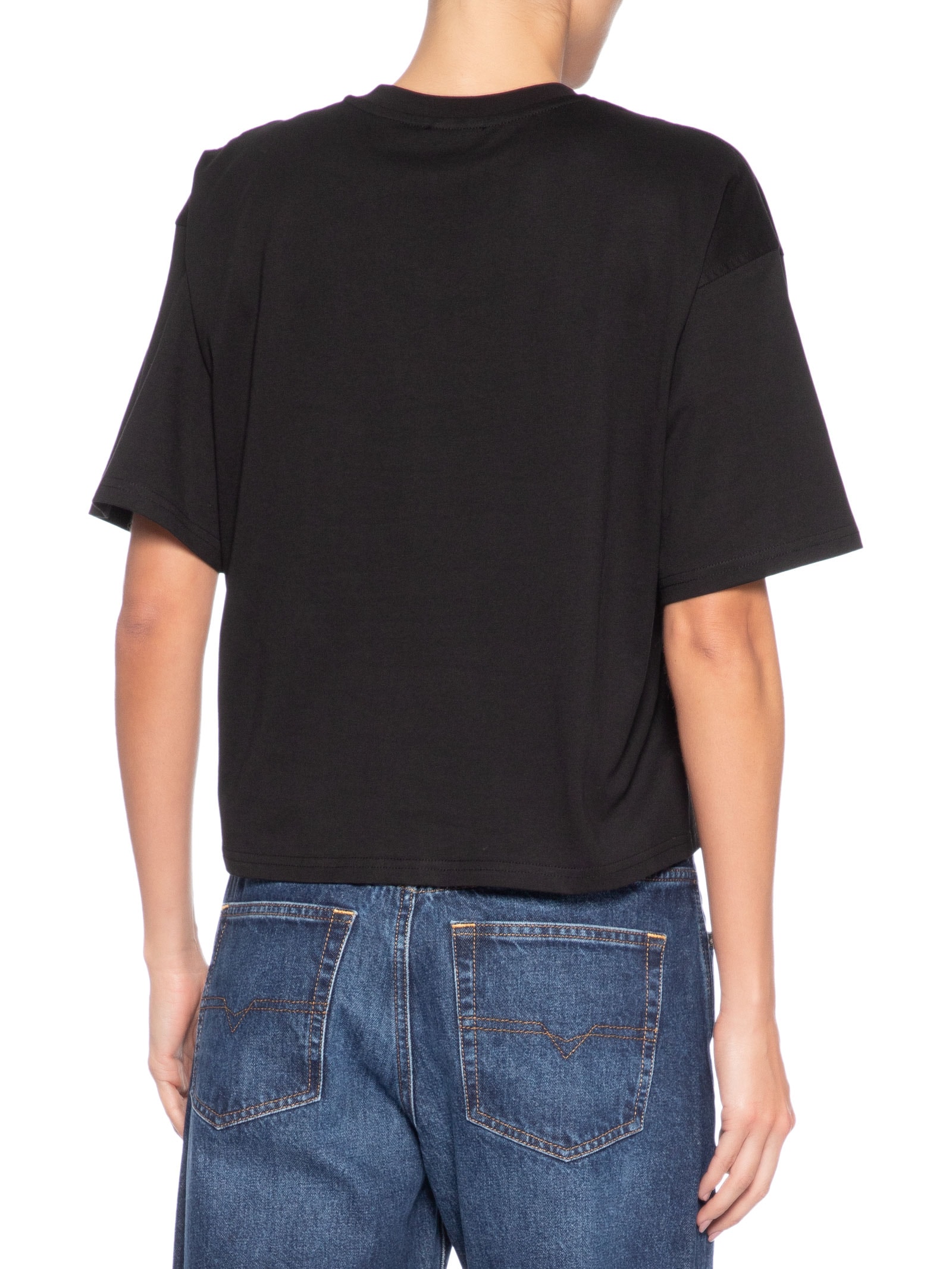 Camiseta Feminina T-Buxt Crop-Od Maglietta – Preto Diesel