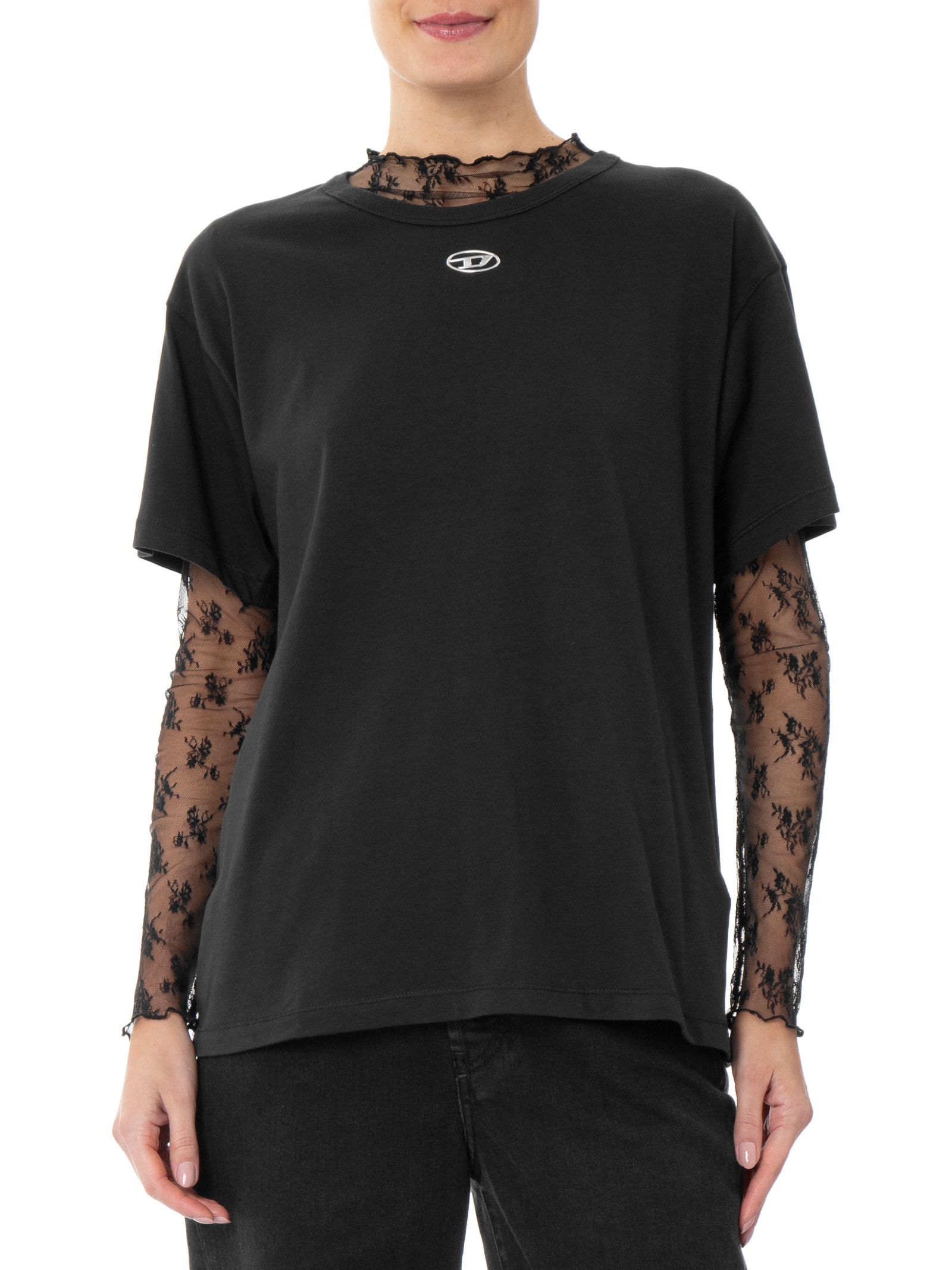 Camiseta Feminina T-Normy-Od-S1 Preto Diesel