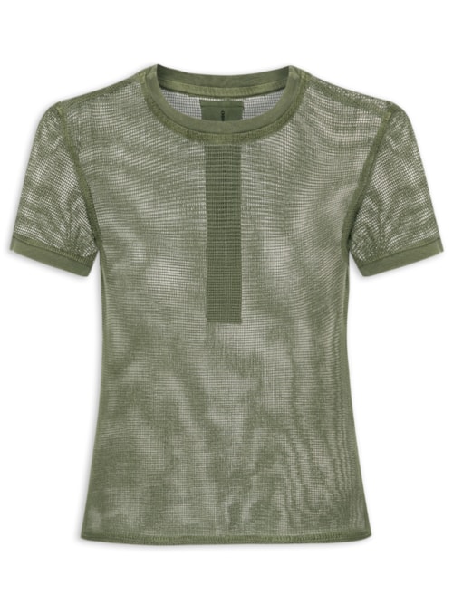 Camiseta Feminina Tela - Verde