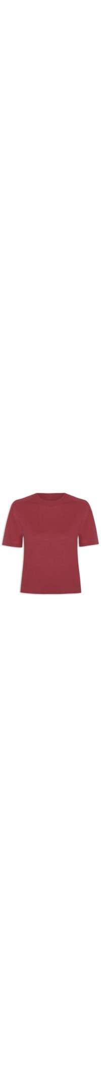 Camiseta Feminina Tempo - Vermelho