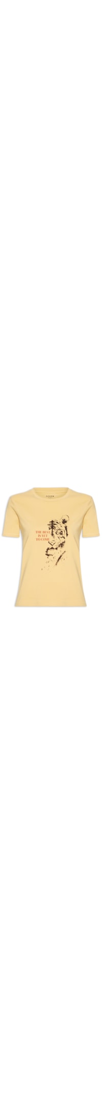 Camiseta Feminina The Best Is Yet To Come - Amarelo