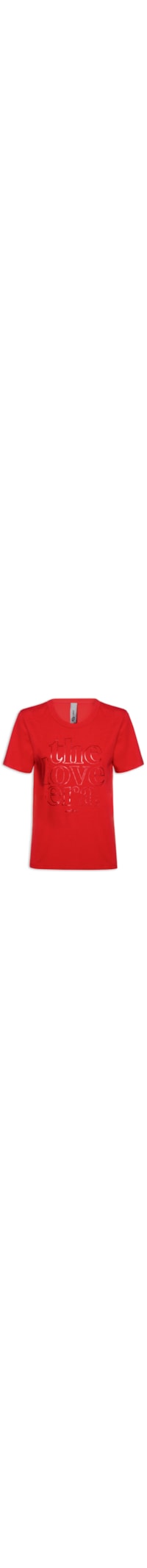 Camiseta Feminina The Love Era - Vermelho