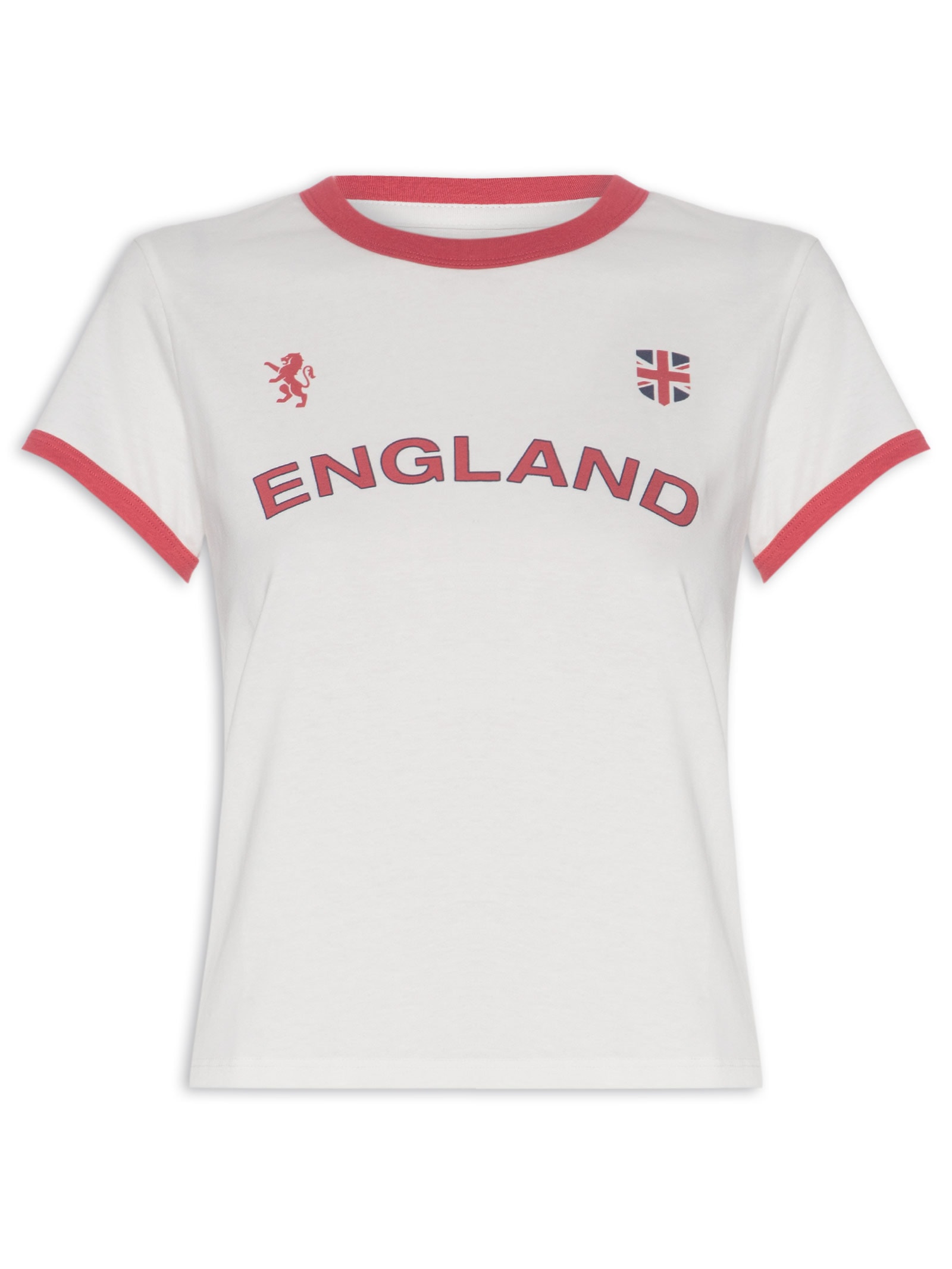 Camiseta Feminina The Original Graphic Tee England – Branco Cotton On