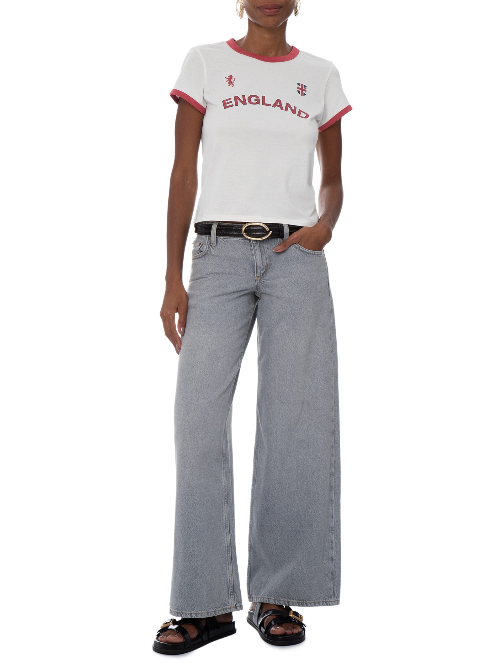 Camiseta Feminina The Original Graphic Tee England – Branco Cotton On